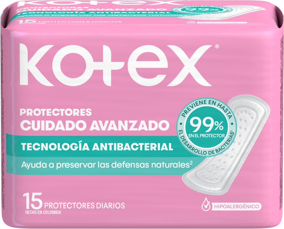 Protector Diario Antibacterial Paquete